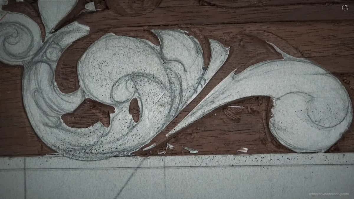The big scroll with no hands in the frame