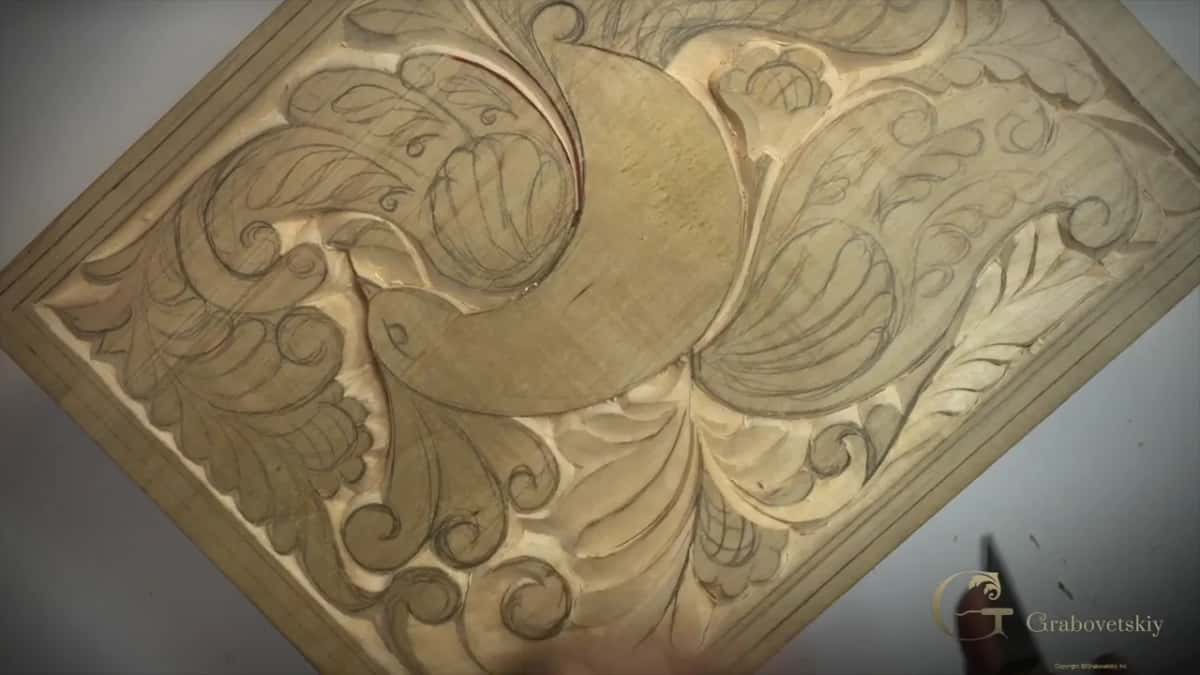 Whole panel on the white bench