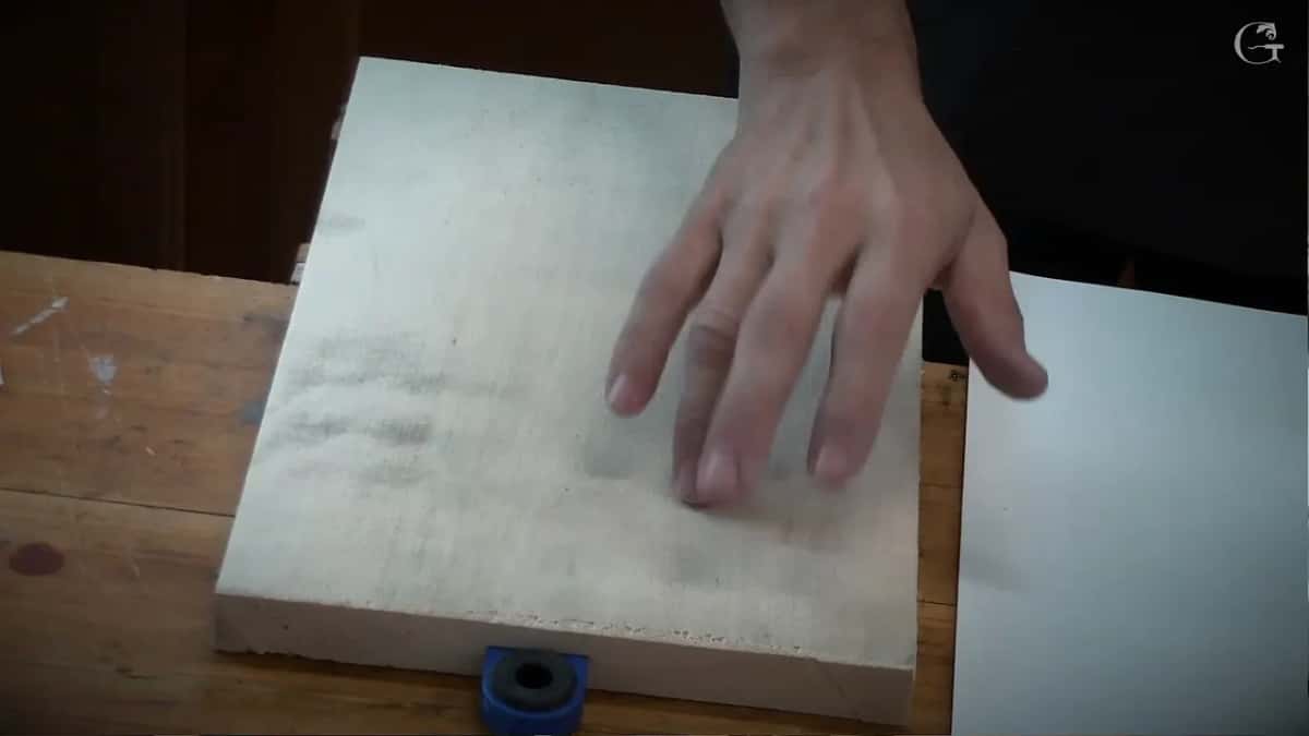 Fingertips on the board