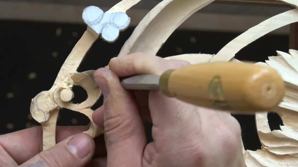 Refining the shape.