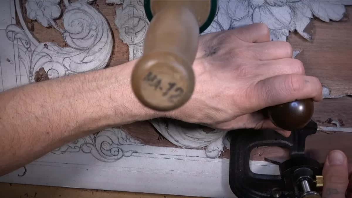 Forearm over the router plane