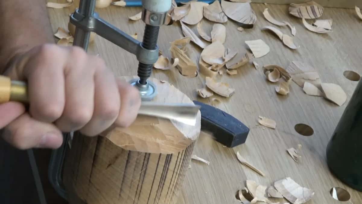 Fist on the handle