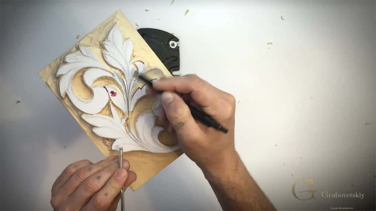 Panel turned, marker at the middle stem