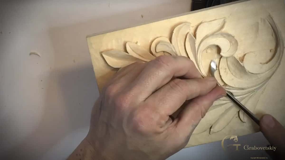 Fingertips steer a small blade