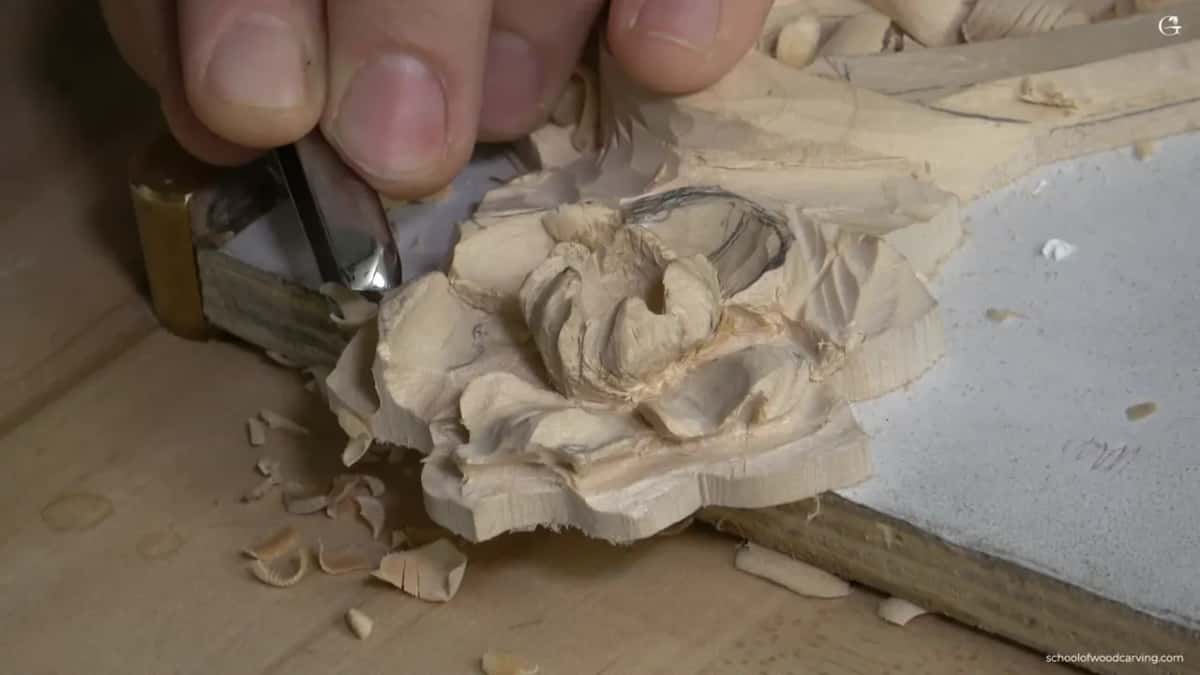 Fingers on a wide blade.