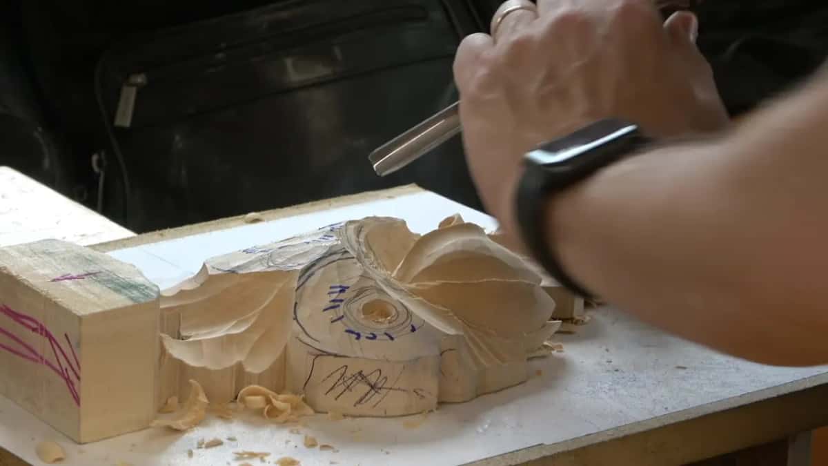 Relief cut opening the ground