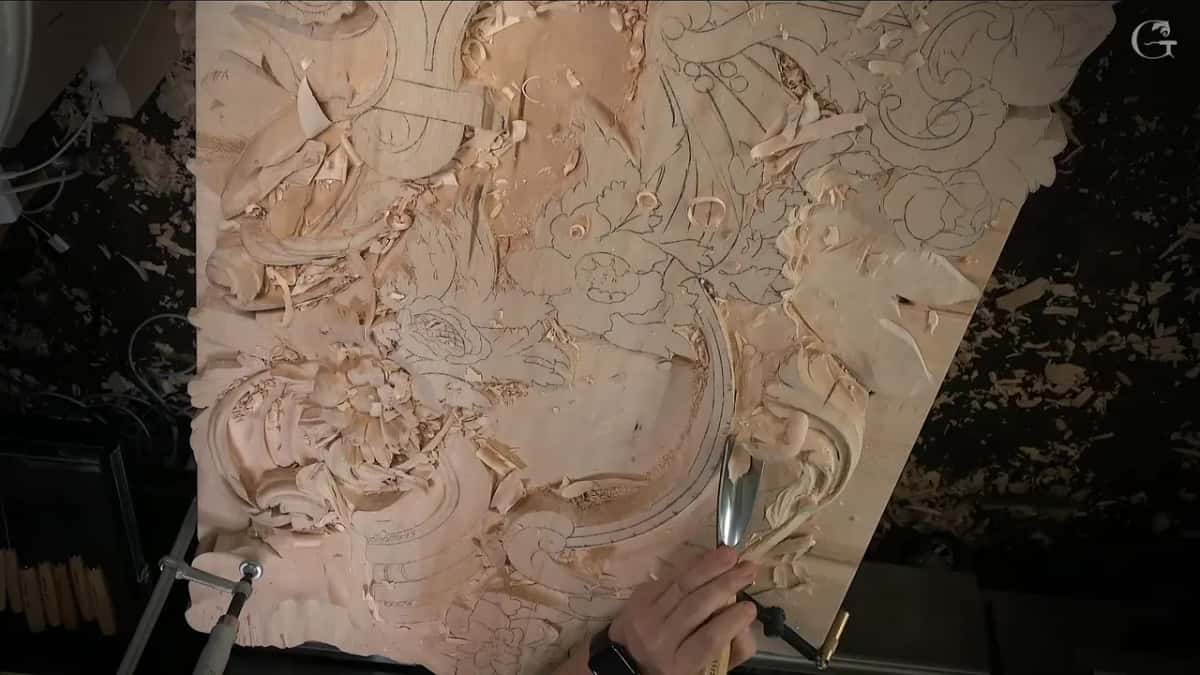 Whole panel from overhead