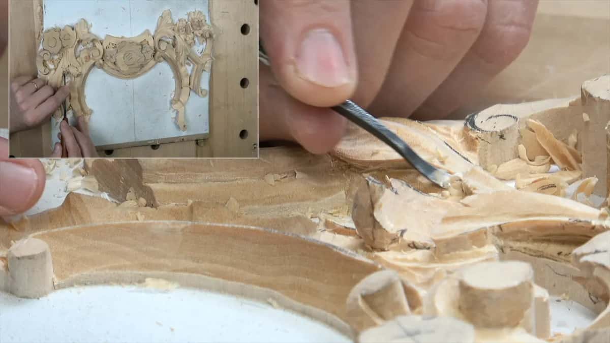 Fine tool on the molding, low angle