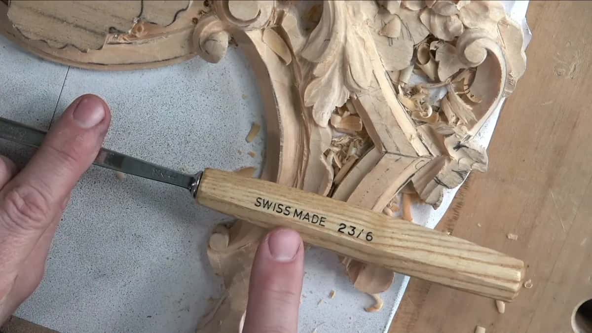 Handle stamped SWISS MADE 23/6